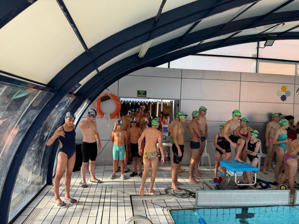 Nadadores del Club Natación Melilla en el Trofeo Villa de Churriana