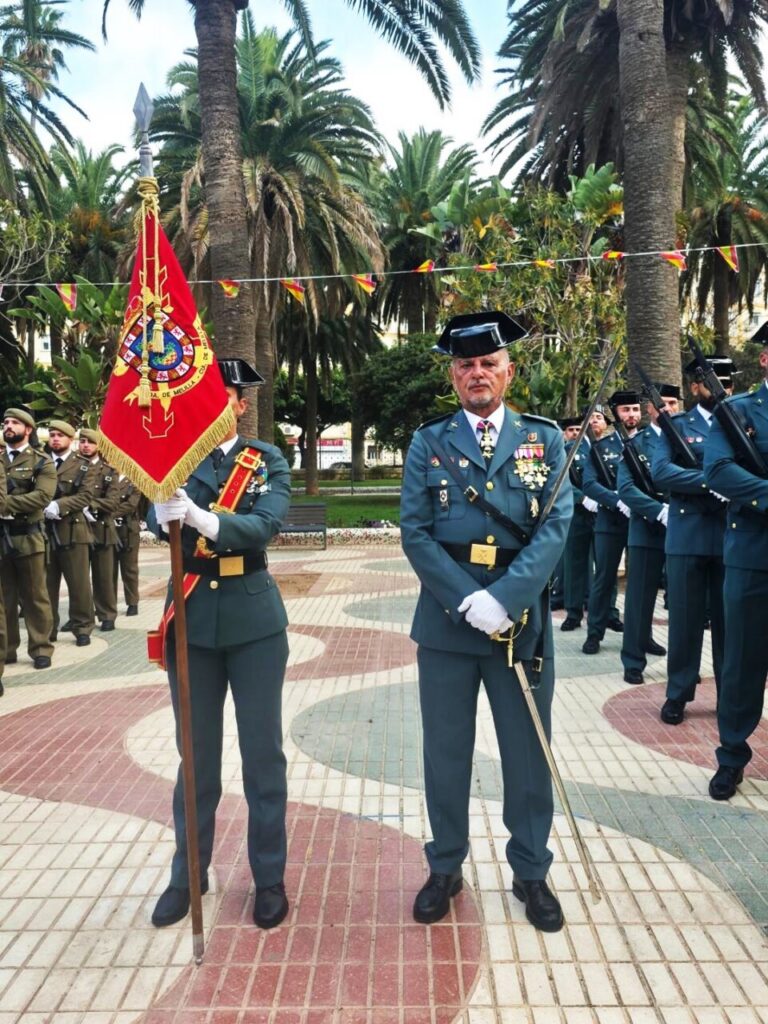 Miembros de la Guardia Civil en el desfile del Día de las Fuerzas Armadas en Melilla