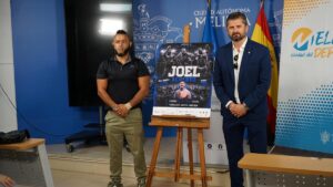 Presentación del evento de artes marciales mixtas con Joel Álvarez.