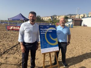Presentación del Circuito Nacional de Tenis Playa en Melilla