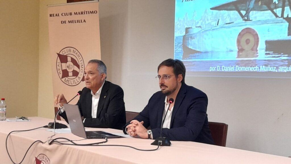 Conferencia sobre hitos aeronáuticos en el Real Club Marítimo de Melilla