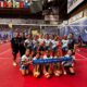 Equipo femenino alevín del Club Voleibol Melilla en el campeonato