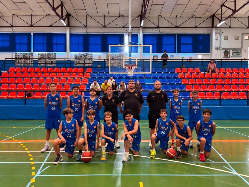 Equipo Mini Masculino del C.D. Enrique Soler en el Torneo Minibasket Coín 2026