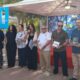 Grupo de escritores melillenses en la Feria del Libro presentando sus obras