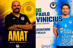 Sergio Amat y Paulo Vinicius, nuevos fichajes del Club Balonmano Melilla