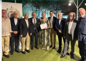 Grupo de médicos en la celebración de la Patrona en Melilla