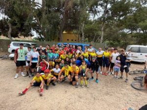 Grupo de participantes en el VI GP XCO del Campeonato Autonómico