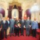 Ceremonia de imposición de medalla al coronel Jesús Núñez Calvo con compañeros