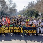Manifestación por el derecho a la vivienda digna y sostenible en España