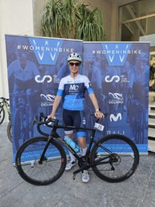 Marián Muñoz en el Encuentro Nacional Women In Bike en Cullera