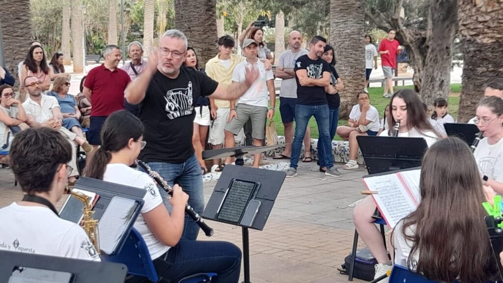 Concierto de la Orquesta Joven Ciudad de Melilla en el Parque Hernández