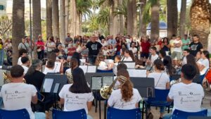 Concierto de la Orquesta Joven Ciudad de Melilla en el Parque Hernández.