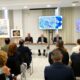 Presentación del plan de viviendas en Melilla con autoridades y gráficos