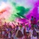 Celebración del festival Holi en la Plaza de las Culturas de Melilla