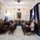 Reunión del Pleno de la Asamblea de Melilla discutiendo el nuevo reglamento de Protección Civil.