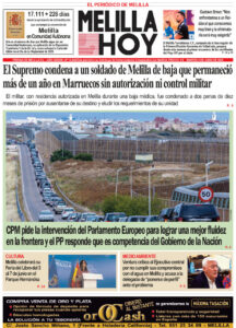 Portada del periódico Melilla Hoy del 2 de junio de 2026
