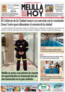 Portada del periódico Melilla Hoy del 29 de junio de 2026