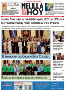 Portada del periódico Melilla Hoy del 6 de junio de 2026