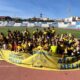 Grupo de niños y niñas del Club Atlético Melilla en el torneo de atletismo