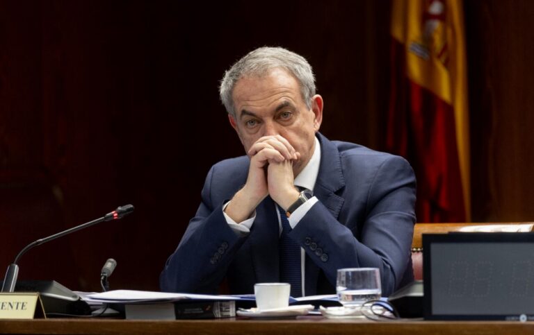 Expresidente José Luis Rodríguez Zapatero en una declaración judicial