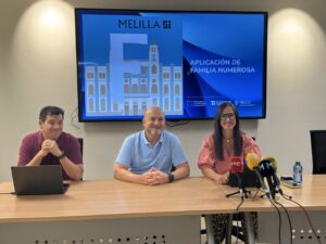 Presentación de la aplicación para familias numerosas en Melilla