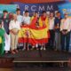 Entrega de trofeos en el Mundial Junior de Snipe en Melilla