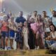 Grupo de personas celebrando la entrega de trofeos en Melilla