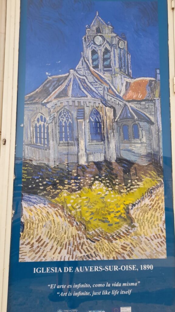 Póster de la Iglesia de Auvers-sur-Oise de Van Gogh