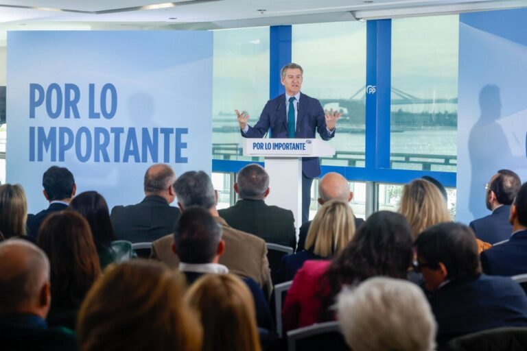 Alberto Núñez Feijóo hablando sobre la ley del concebido no nacido