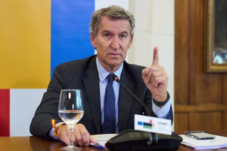 Alberto Núñez Feijóo hablando sobre nacionalizaciones y servicios públicos