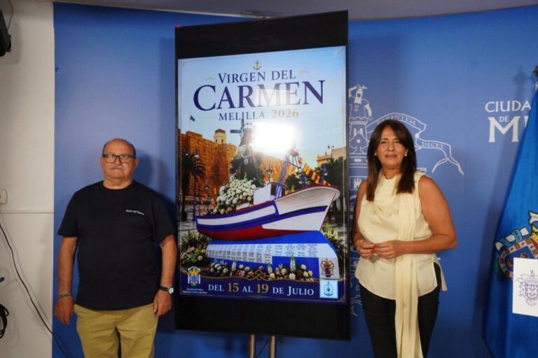 Presentación de las fiestas de la Virgen del Carmen en Melilla