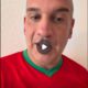 Isaac Fernández Atencia en camiseta de Marruecos durante el Mundial