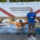 Juan José Potous con medallas en el Campeonato de España Máster de Natación en Logroño