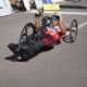 Competidor en handbike durante el Team Relay en Melilla