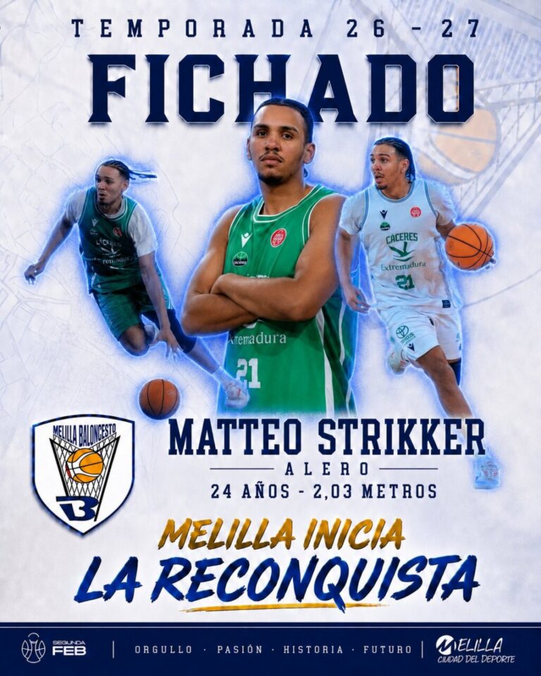 Matteo Strikker, alero belga de baloncesto, en imagen promocional.