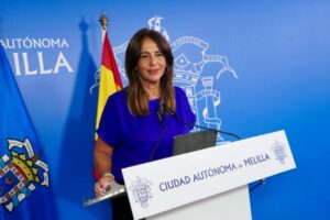 La vicepresidenta de Melilla presenta bonos para comercio local