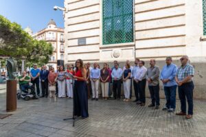 Ceremonia en Melilla en homenaje a Miguel Ángel Blanco con asistentes
