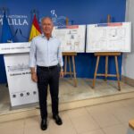 Miguel Marín presenta el proyecto de rehabilitación del Palacio de Exposiciones en Melilla.