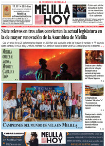 Portada del periódico Melilla Hoy del 27 de julio de 2026