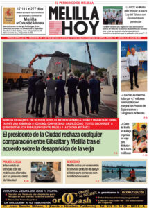 Portada del periódico Melilla Hoy del 23 de julio de 2026