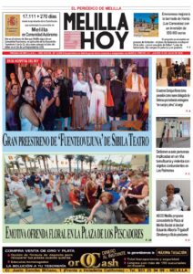 Portada del periódico Melilla Hoy del 16 de julio de 2026