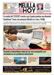 Portada del periódico Melilla Hoy del 12 de julio de 2026 con titulares destacados.