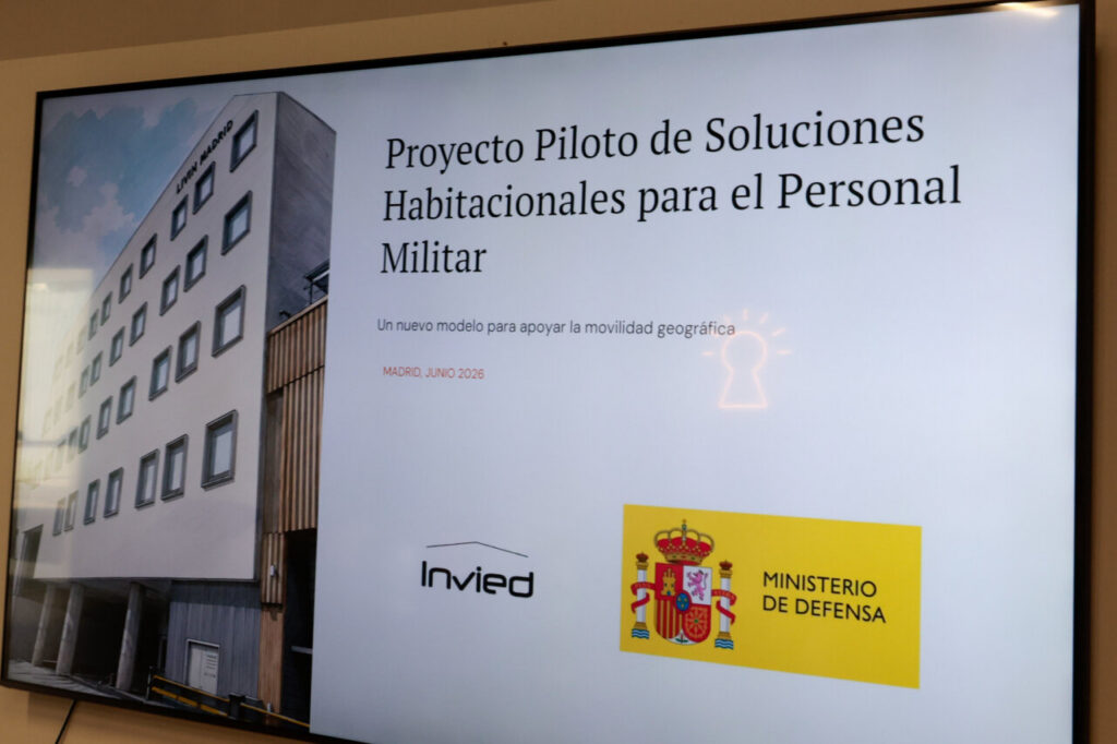 Presentación del proyecto de coliving para personal militar en Madrid