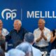 Miguel Tellado y Juanjo Imbroda en evento del PP en Melilla