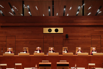 Sala del Tribunal de Justicia de la Unión Europea durante una sesión