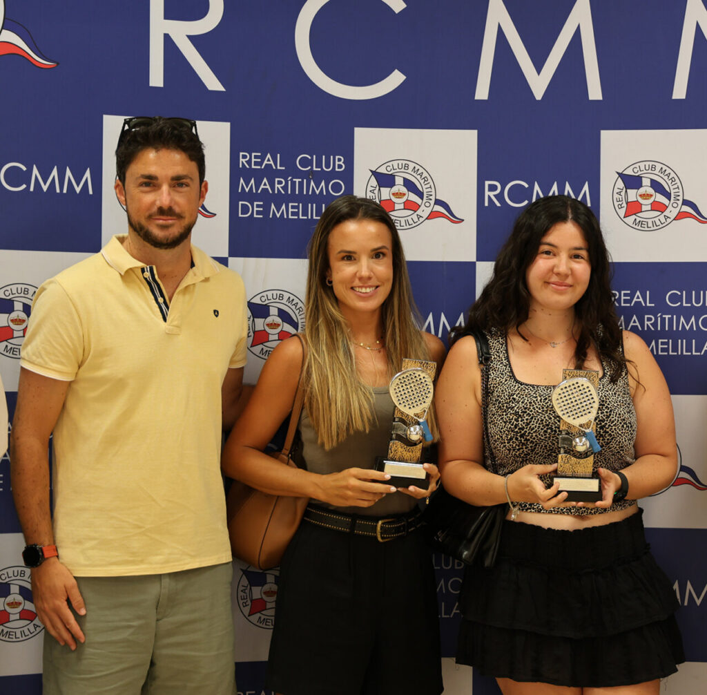 Subcampeonas del torneo de pádel en el Real Club Marítimo de Melilla
