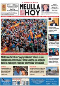 Portada del periódico Melilla Hoy del 19 de agosto de 2026