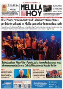 Portada del periódico Melilla Hoy del 7 de agosto de 2026