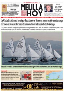 Portada del periódico Melilla Hoy del 9 de agosto de 2026