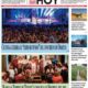 Front page of Melilla Hoy newspaper showing a large concert crowd at a stage, a second photo of people gathered in a traditional performance, with the main headline about the cultural celebration of the Orozco concert.